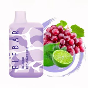 ELF BAR BC4000 Disposable 4000 Puffs Red Grape Lime